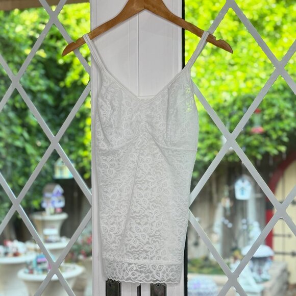 Bali Lace ‘N Smooth Shaping Cami White Size XL - Picture 3 of 10